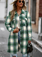 Load image into Gallery viewer, Plaid Long Shacket •4 color options DIBS SHACKET