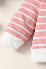 Load image into Gallery viewer, Baby Striped Decorative Button Top and Joggers Set