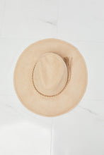Load image into Gallery viewer, Fame Forever My Moment Suede Fedora Hat in Ivory
