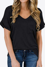 Load image into Gallery viewer, V-Neck Pocketed Tee