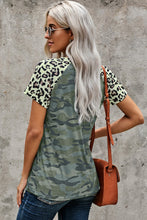Load image into Gallery viewer, Leopard Pocket Camo T-Shirt