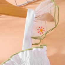 Load image into Gallery viewer, Embroidered Square Neck Smocked Dress