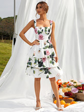 Load image into Gallery viewer, Floral Sleeveless Layered Dress