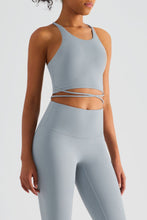 Load image into Gallery viewer, Crisscross Tied Sports Bra