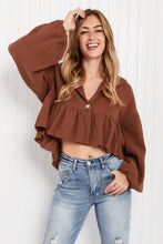 Load image into Gallery viewer, HYFVE Day in the Library Peplum Gauze Jacket DIBS LIBRARY