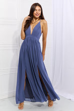 Load image into Gallery viewer, Ontheland Captivating Muse Open Crossback Maxi Dress