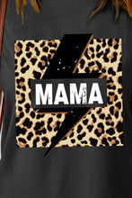 Load image into Gallery viewer, MAMA Leopard Lightning Graphic Tee Shirt