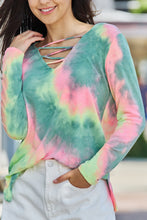 Load image into Gallery viewer, GeeGee Unwind Tie Dye Long Sleeve Top