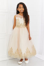 Load image into Gallery viewer, Kid's Dream Let's Dance Formal Tutu Dress in Light Apricot