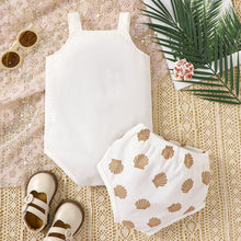 Load image into Gallery viewer, Graphic Bodysuit and Printed Bloomers Set