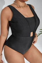 Load image into Gallery viewer, Plus Size Cutout Sleeveless One-Piece Swimsuit