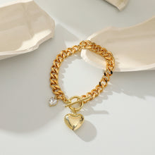 Load image into Gallery viewer, Heart Charm Bracelet