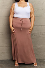 Load image into Gallery viewer, Culture Code For The Day Full Size Flare Maxi Skirt in Chocolate