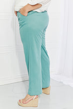 Load image into Gallery viewer, Blumin Apparel Take Me Away Full Size Straight Leg Pants in Seafoam
