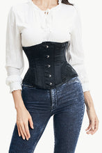 Load image into Gallery viewer, Full Size Jacquard Panel Under-Bust Corset