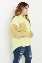 Load image into Gallery viewer, POL Bright Autumn Full Size Contrast Plaid Twill Shacket