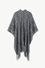 Load image into Gallery viewer, Fringe Hem Open Front Poncho