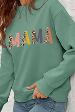 Load image into Gallery viewer, MAMA Leopard Graphic Sweatshirt