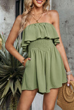 Load image into Gallery viewer, Layered Smocked Strapless Romper