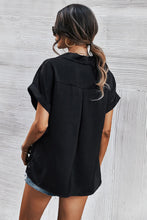 Load image into Gallery viewer, Satin Button Down Collared Shirt