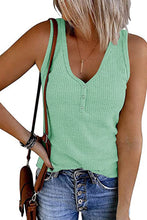 Load image into Gallery viewer, V-Neck Ribbed Tank
