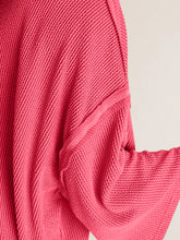 Load image into Gallery viewer, Mock Neck Dropped Shoulder T-Shirt
