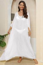 Load image into Gallery viewer, V-Neck Three-Quarter Sleeve Cover-Up
