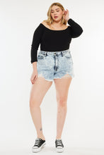 Load image into Gallery viewer, Kancan Full Size Distressed High Waist Denim Shorts

