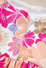 Load image into Gallery viewer, Printed Square Neck Half Sleeve Mini Dress
