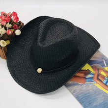 Load image into Gallery viewer, Tied Adjustable Lala Grass Woven Hat
