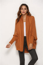 Load image into Gallery viewer, Open Front Batwing Sleeve Cardigan
