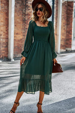 Load image into Gallery viewer, Swiss Dot Smocked Square Neck Dress

