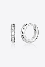Load image into Gallery viewer, 925 Sterling Silver Huggie Earrings
