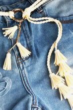 Load image into Gallery viewer, Braid Belt with Tassels
