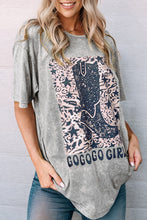 Load image into Gallery viewer, GO GO GO GIRL Round Neck Short Sleeve T-Shirt

