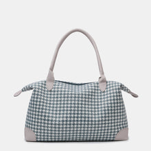 Load image into Gallery viewer, Houndstooth Canvas Travel Bag
