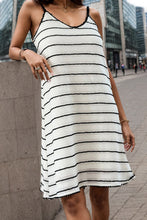 Load image into Gallery viewer, Striped Scoop Neck Mini Dress
