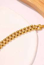 Load image into Gallery viewer, 18K Gold-Plated Stainless Steel Zircon Bracelet
