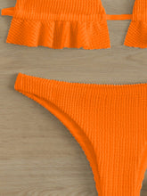 Load image into Gallery viewer, Ruffled Textured Wide Strap Two-Piece Bikini Set

