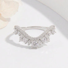 Load image into Gallery viewer, 925 Sterling Silver Inlaid Zircon Ring
