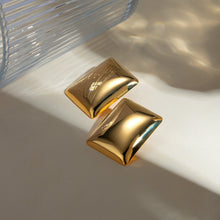 Load image into Gallery viewer, Stainless Steel Rectangular Stud Earrings
