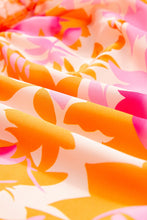 Load image into Gallery viewer, Frill Printed Long Sleeve Mini Dress
