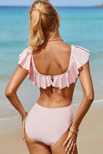 Load image into Gallery viewer, Ruffled Scoop Neck One-Piece Swimwear
