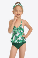 Load image into Gallery viewer, Printed Bow Detail Ruffled One-Piece Swimsuit
