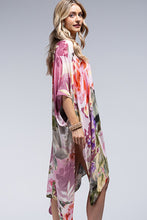 Load image into Gallery viewer, 8753 All Over Lovely Rose Print Kimono ONE SIZE
