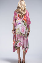 Load image into Gallery viewer, 8753 All Over Lovely Rose Print Kimono ONE SIZE
