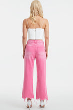 Load image into Gallery viewer, BAYEAS Full Size High Waist Distressed Raw Hem Jeans
