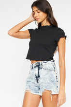 Load image into Gallery viewer, Kancan Full Size Distressed High Waist Denim Shorts
