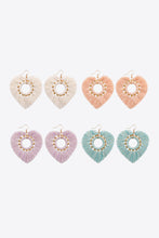 Load image into Gallery viewer, Random 4-Pair Fringe Heart Dangle Earrings
