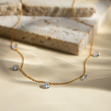 Load image into Gallery viewer, Stainless Steel Rhinestone Charm Necklace
